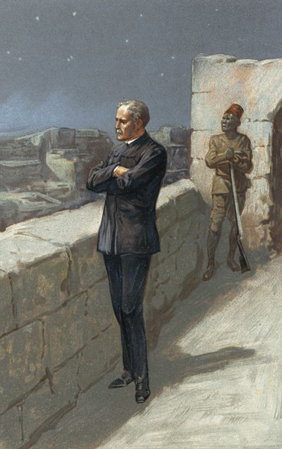 Kenraali Gordon Khartumissa odottamassa apua, jota ei koskaan tullut tekijältä Gordon Frederick Browne
