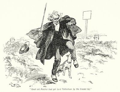 Kuvitus E Nesbitin tarinaan aarteenetsijöistä (litho) tekijältä Gordon Frederick Browne