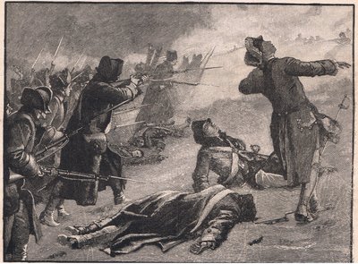 Montgomeryn hyökkäys alakaupunkiin Quebecissä 1775 jKr tekijältä Gordon Frederick Browne