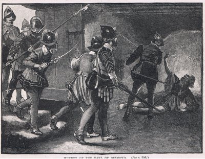 Desmondin jaarlin murha 1575 tekijältä Gordon Frederick Browne