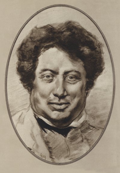 Alexandre Dumas, Pere (litho) tekijältä Gordon Ross