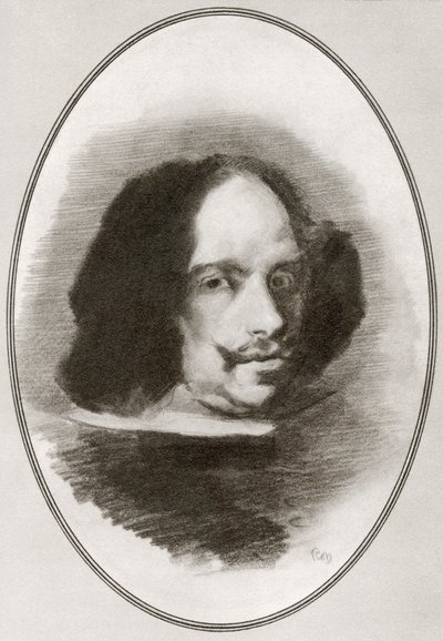 Diego Rodriguez de Silva y Velazquez teoksesta Living Biographies of Great Painters tekijältä Gordon Ross