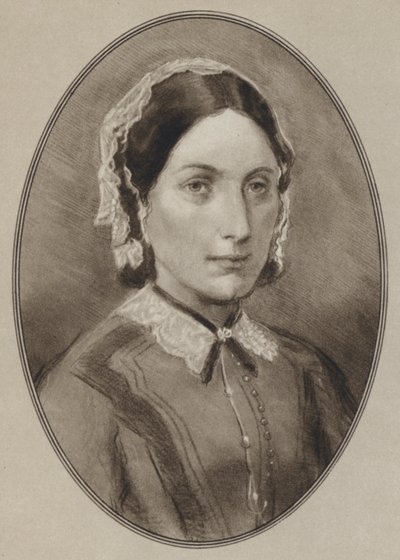 Florence Nightingale (litho) tekijältä Gordon Ross