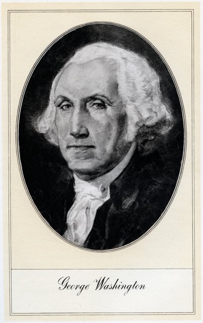 George Washington, Yhdysvaltain ensimmäinen presidentti, 1900-luvun alussa. tekijältä Gordon Ross