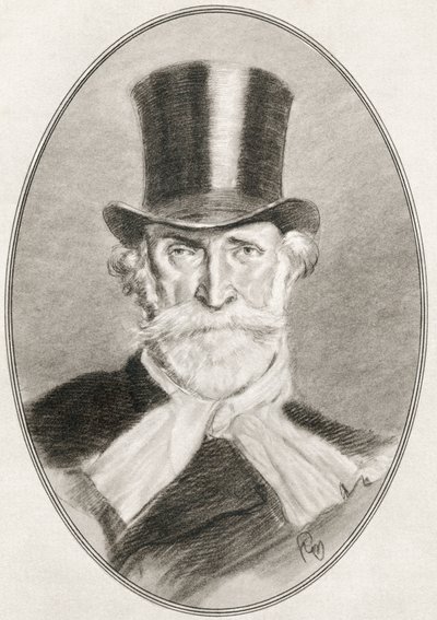 Giuseppe Fortunino Francesco Verdi kirjasta Living Biographies of Great Composers tekijältä Gordon Ross