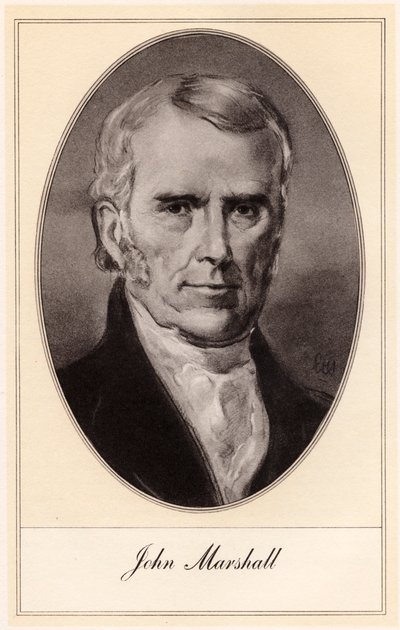 John Marshall, amerikkalainen valtiomies ja juristi, 1900-luvun alku. tekijältä Gordon Ross