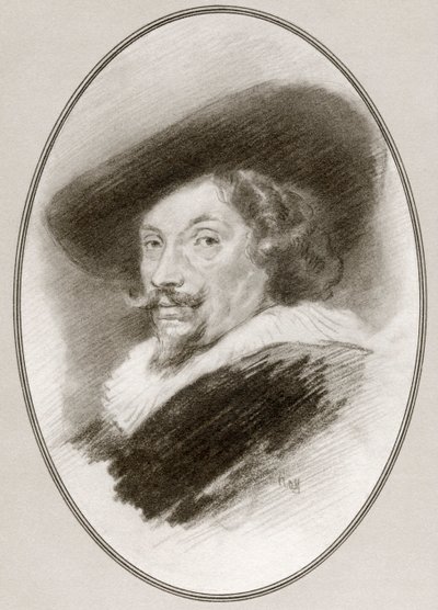 Sir Peter Paul Rubens kirjasta Living Biographies of Great Painters tekijältä Gordon Ross