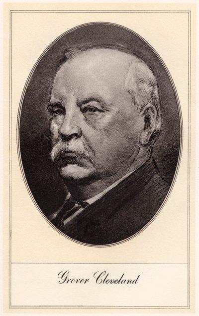 Stephen Grover Cleveland, 22. ja 24. Yhdysvaltain presidentti, 1900-luvun alku. tekijältä Gordon Ross