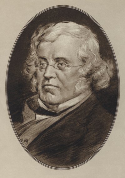 William Makepeace Thackeray (litho) tekijältä Gordon Ross