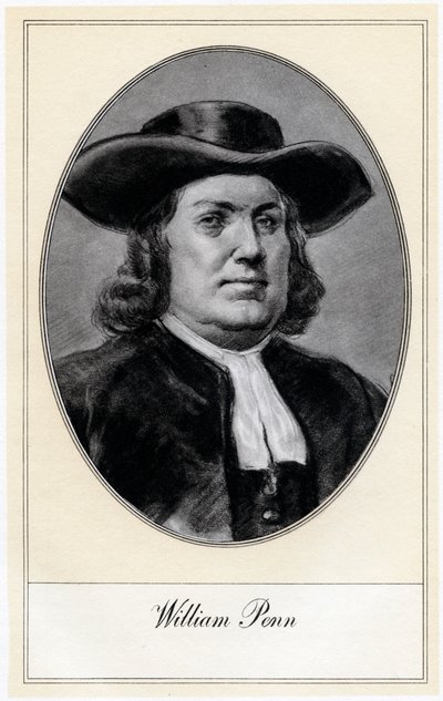 William Penn, Pennsylvanian perustaja 1900-luvun alussa. tekijältä Gordon Ross