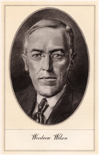 Woodrow Wilson, Yhdysvaltain 28. presidentti, 1900-luvun alku tekijältä Gordon Ross