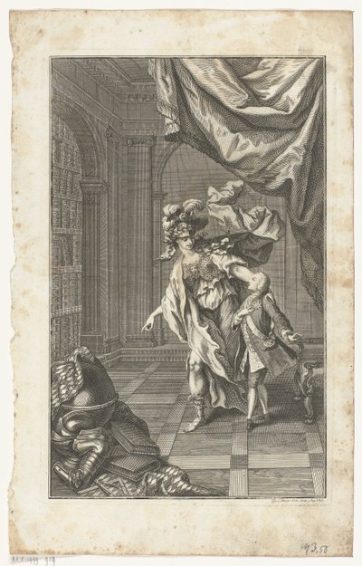 Maximilià III Josep acompanyat de Minervafinnish tekijältä Gottfried Bernhard Götz