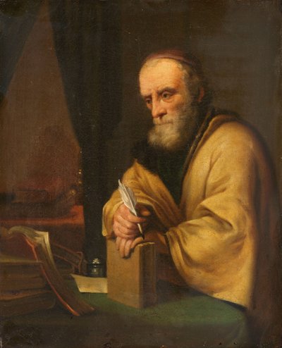 Vanha tutkija tekijältä Gottfried Kneller (copy after)