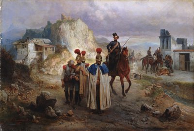 Vangitut ranskalaiset miehet 1814, 1885 tekijältä Gottfried Willewalde