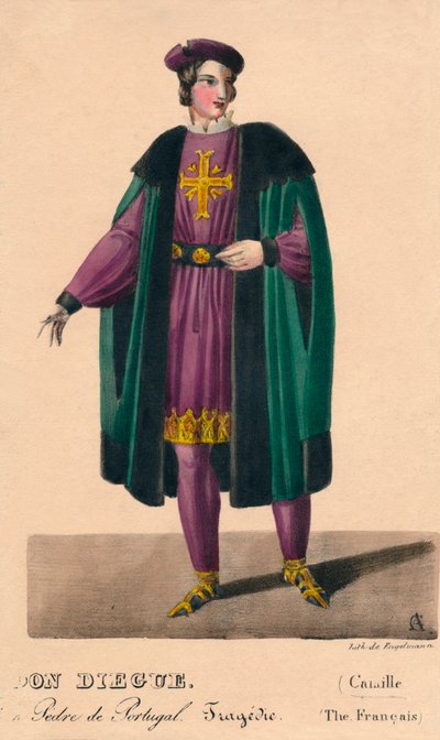 Don Diegue, 1820-luku. tekijältä Gottfried or Godefroy Engelmann