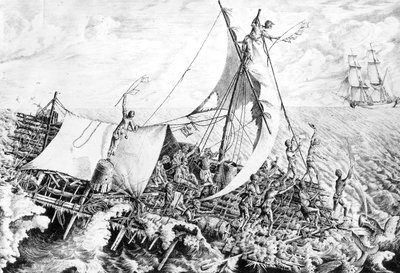 Meduusan lautta heinäkuu 15 tekijältä Gottfried or Godefroy Engelmann