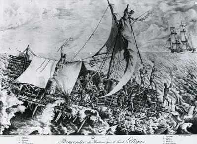 Naufragi de la fragata Medusa (2 de juliol finlandès tekijältä Gottfried or Godefroy Engelmann