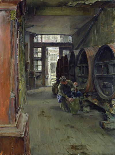 Hampurin etikkatehtaalla, 1891 tekijältä Gotthardt Johann Kuehl