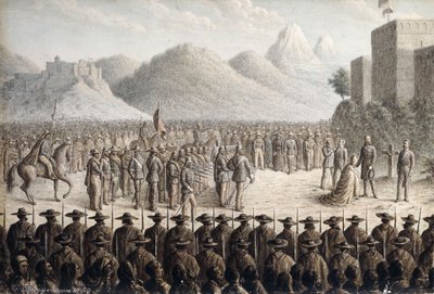 Keisari Maximilianin teloitus, 1867 tekijältä Gottlob Jungman