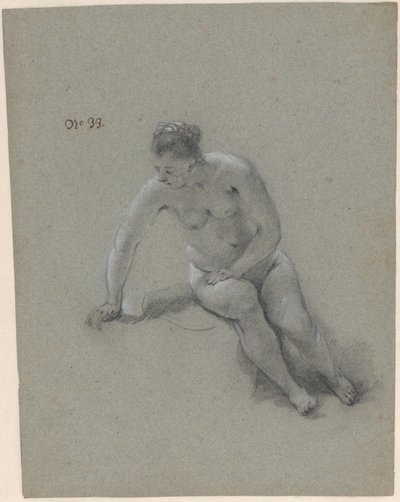 Istuva nainen tekijältä Govert Flinck (attributed to)