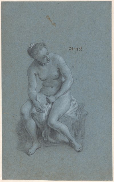 Istuva nainen tekijältä Govert Flinck (attributed to)