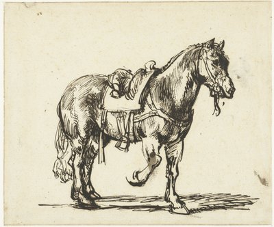 Laupiavan samarialaisen hevonen tekijältä Govert Flinck