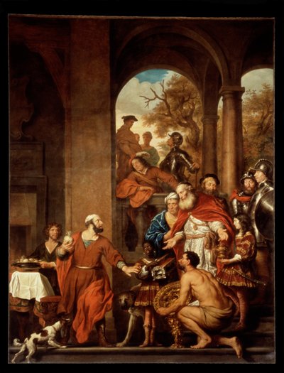 Lahjomaton konsuli Marcus Curius Dentatus - tekijältä Govert Flinck