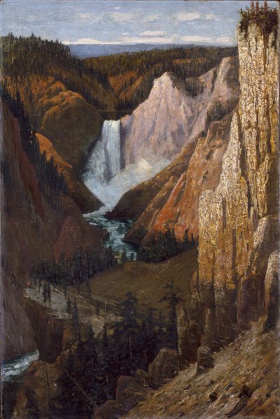 Näkymä alajuoksulle, Yellowstonen Grand Canyoniin tekijältä Grafton Tyler Brown