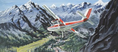 De Havilland Twin Otter (guassi paperille) tekijältä Graham Coton
