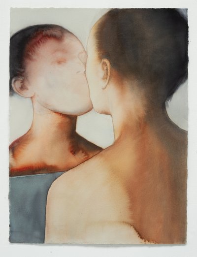 Peili, 2025 (akvarelli Arches-levylle) tekijältä Graham Dean