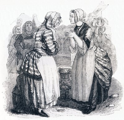 Naiset ja salaisuus (Les femmes et le secret) - La Fontainen tarinoita tekijältä Grandville