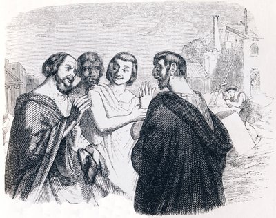 Sokratin puhe (Parole de Socrate) - La Fontainen tarinoita tekijältä Grandville
