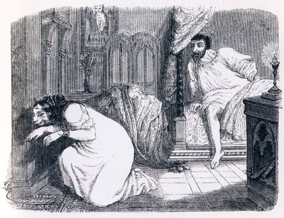 Pillu muuttui naiseksi (La chatte metamorphose en femme) - La Fontainen Fables tekijältä Grandville