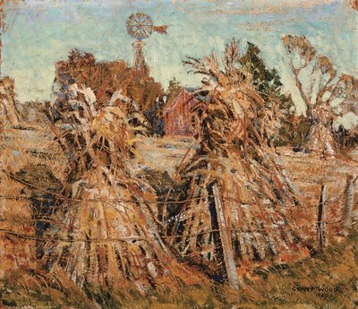 Maissipelto tekijältä Grant Wood