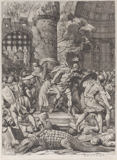 Aleksandrian valtaaminen, 1672-78. tekijältä Gérard Audran