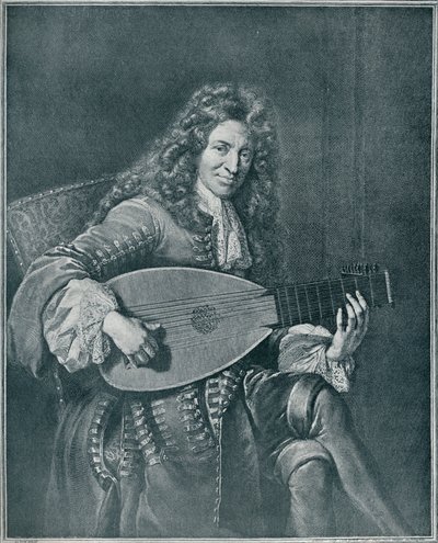 Charles Mouton, 1626-1710. Ranskalainen lutenisti ja luutisäveltäjä, 1909 tekijältä Gérard Edelinck