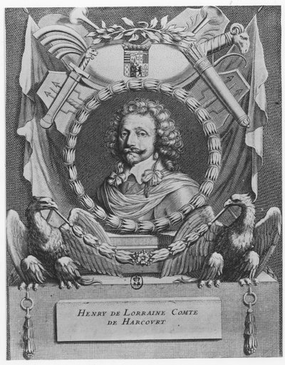 Henri de Lorraine, Harcourtin kreivi tekijältä Gérard Edelinck