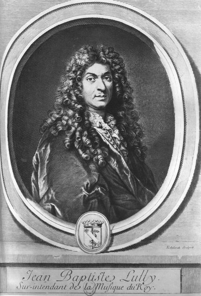 Jean-Baptiste Lully, firenzeläissyntyinen ranskalainen säveltäjä tekijältä Gérard Edelinck