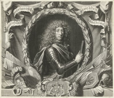 Antoine-Armand de Fradet de Saint-Aoustin muotokuva tekijältä Gérard Edelinck