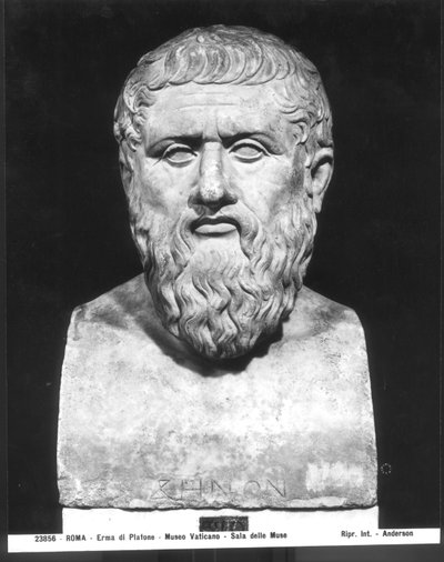 Platonin rintakuva (n. 427-347 eKr.) tekijältä Greek