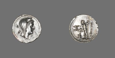 Drachm, joka kuvaa nymfiä amfitriittia, 216-203 eKr tekijältä Greek School