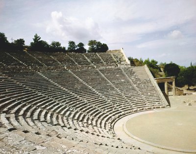 Näkymä teatterista, noin 360 eaa tekijältä Greek School