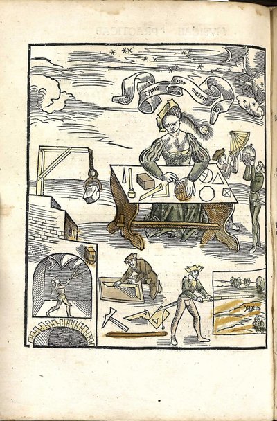 Filosofinen Margarita Geometria, 1504 tekijältä Gregor Reisch