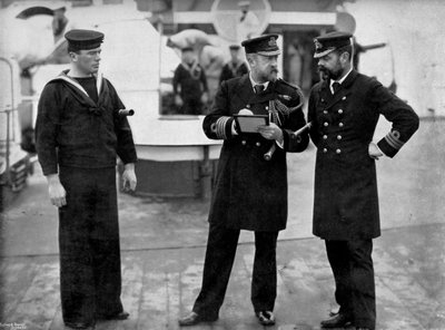 Viesti taistelulaivan HMS Magnificent kapteenille, 1896 tekijältä Gregory and Co