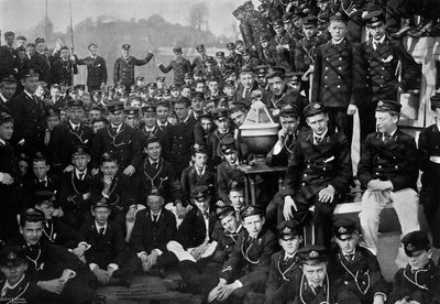 Laivaston kadetit HMS Britannialla, Dartmouth, Devon, 1895 1896 tekijältä Gregory and Co