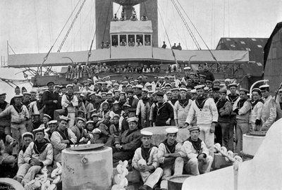 HMS Royal Sovereignin etutornissa, 1895 tekijältä Gregory and Co