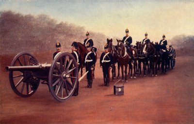 "Royal Field Artillery Action Front", 1900. tekijältä Gregory and Co