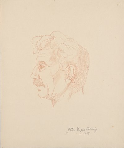 Franz Barwig vanhemman muotokuva tekijältä Grete Wagner Barwig