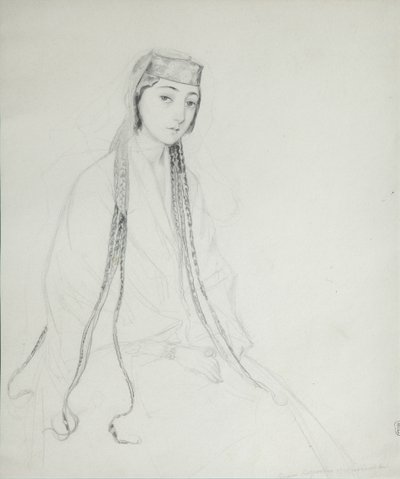 Prinsessa Maria Maiko Orbelianin muotokuva 1818-1849, 1840-1842 tekijältä Grigori Grigorevich Gagarin