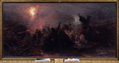 Itsepoltto. Ortodoksisen kirkon raskolin (tai skisman) jakso vuosina 1666-1667, jolloin tietyt vanhauskoiset sytyttivät itsensä tuleen Moskovan patriarkan uudistuksia vastaan ​​osoittaen protestin peläten e-kauden loppua. tekijältä Grigori Grigoryevich Myasoedov